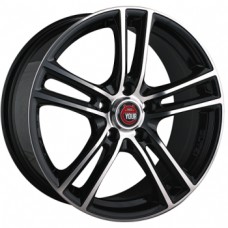 Ё-wheels E10 5,5х14 PCD:4x100  ET:43 DIA:60.1 цвет:GMF (темно-серый,полировка)