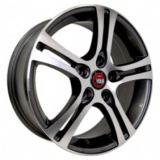 Ё-wheels E14 5,5х14 PCD:5x100  ET:38 DIA:57.1 цвет:GMF (темно-серый,полировка)
