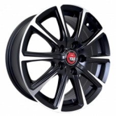 Ё-wheels E20 6,0х15 PCD:5x114,3  ET:45 DIA:67.1 цвет:MBF (черный,полировка)