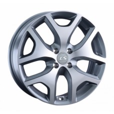 LS-Wheels 1008 6,5х17 PCD:4x100  ET:45 DIA:60.1 цвет:GMF (темно-серый,полировка)