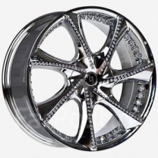 Mi-Tech-(MKW) MK-ZF09 8,0х18 PCD:5x114,3  ET:38 DIA:73.0 цвет:BLACKSWAROVSKI