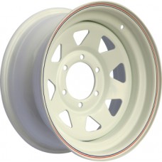 Off-Road-Wheels УАЗ 7,0х15 PCD:5x139,7  ET:-19 DIA:110.0 цвет:белый