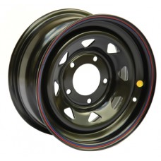 Off-Road-Wheels УАЗ 10,0х16 PCD:5x139,7  ET:-44 DIA:110.0 цвет:BL (черный глянцевый)