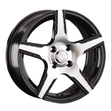 Диск R16 4x100 7J ET38 D73,1 LS Wheels 888 BKF