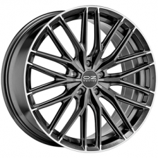 Диск R20 5x112 10J ET19 D75 OZ Gran Turismo HLT Star Graphite Diamond Lip d-L