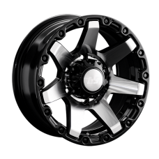 Диск R15 6x139,7 7J ET10 D106,1 LS Wheels 873 BKF