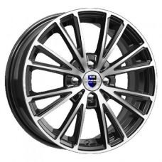 Диск R15 4x100 6J ET45 D67,1 К&К Меандр Алмаз Черный