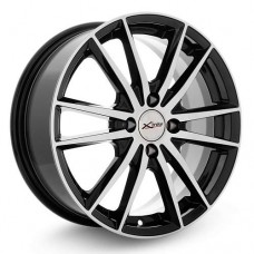 Диск R16 4x100 6,5J ET45 67,1 X'trike X-129 BK/FP