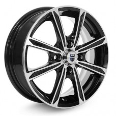 Диск R14 4x98 5J ET35 D58,5 K&K Флэш (КС698) алмаз черный