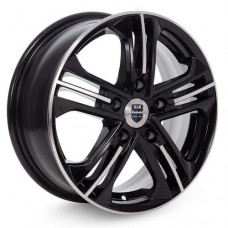 Диск R15 5x100 6J ET39 D67,1 К&К Trinity (КС615) Алмаз-черный