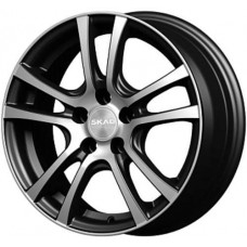 Диск R15 4x100 6J ET45 D67,1 Скад Дели черный барxат