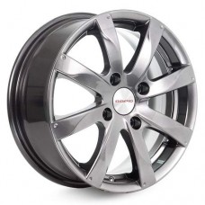 Диск R15 4x100 6J ET45 D54,1 Rapid Джемини (КС617) дарк платинум