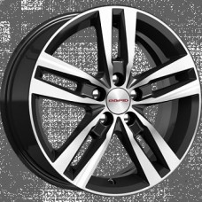 Диск R16 5x112 6,5J ET38 D66,6 К&К Rassvet (КС868) Алмаз-черный SK Диск R16 5x112 6,5J ET38 D66,6 К&К Rassvet (КС868) Алмаз-черный SK