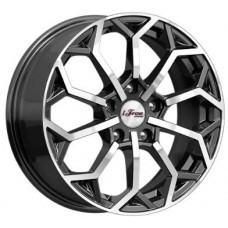 Диск R16 5x100 6,5J ET38 D67,1 iFree Спейс-Нидл (КС1000) Блэк Джек