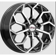 Диск R16 5x105 6,5J ET38 D56,6 iFree Спейс-Нидл (КС1000) Блэк Джек