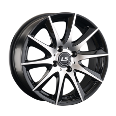 Диск R16 4x100 7J ET40 D73,1 LS Wheels 286 BKF