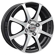 Диск R14 4x98 5,5J ET35 D58,5 X'trike X-114М BK/FP