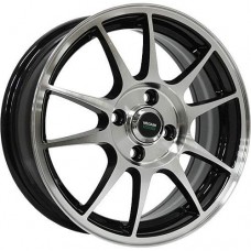 Диск R14 4x100 6J ET49 D56,6 Megami MGM-5 BKF