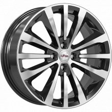 Диск R17 4x100 7J ET41 60,1 iFree Андерсен Блэк Джек