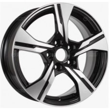 Диск R16 5x110 6,5J ET43 D63,35 K&K КС1053 (ZV 16_CS35 Plus) алмаз чёрный