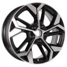 Диск R17 5x114,3 6,5J ET40 D64,1 K&K КС1062 (17_Haval F7/F7) алмаз чёрный