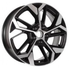 Диск R17 5x114,3 6,5J ET45 D67,1 K&K КС1062 (ZV 17_Creta) алмаз чёрный