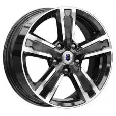Диск R16 5x112 6,5J ET50 D57,1 K&K Оклахома (КС998) алмаз чёрный