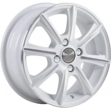 Диск R14 4x100 5,5J ET49 D56,6 Скад Монако алмаз-белый