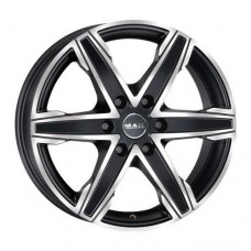 Диск R16 6x125 6,5J ET50 D74,1 MAK King 6 Ice Black