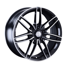 Диск R17 4x100 7,5J ET40 D60,1 LS Wheels 1241 BKF