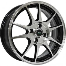 Диск R14 4x100 6J ET35 D73,1 Megami MGM-5 BKF