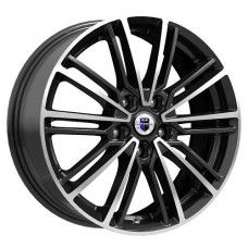 Диск R17 4x100 7J ET41 60,1 K&K Эрфурт (КС903) алмаз черный