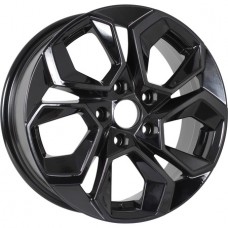 Диск R16 5x112 6,5J ET45 D57,1 KDW KD1620 Black Painted