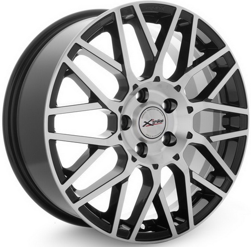 Диск R17 4x100 7,0J ET43 60,1 X'trike X-131 BK/FP Диск R17 4x100 7,0J ET43 60,1 X'trike X-131 BK/FP