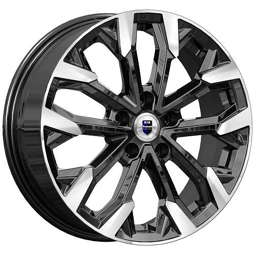 Диск R17 5x108 6,5J ET43 D65,1 K&K Морейн (КС1046) алмаз чёрный Диск R17 5x108 6,5J ET43 D65,1 K&K Морейн (КС1046) алмаз чёрный