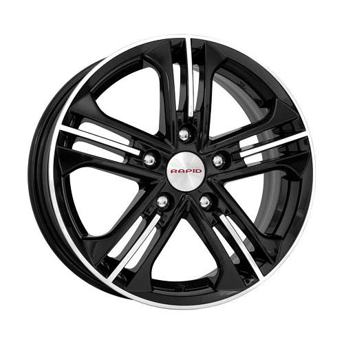 Диск R15 5x108 6J ET50 D63,35 K&K Trinity-оригинал (КС615) алмаз черный Диск R15 5x108 6J ET50 D63,35 K&K Trinity-оригинал (КС615) алмаз черный