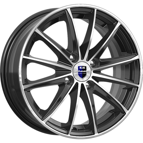 Диск R15 4x100 6J ET46 D54,1 K&K Пойнт Бланк (КС884) Алмаз чёрный Оригинал Диск R15 4x100 6J ET46 D54,1 K&K Пойнт Бланк (КС884) Алмаз чёрный Оригинал