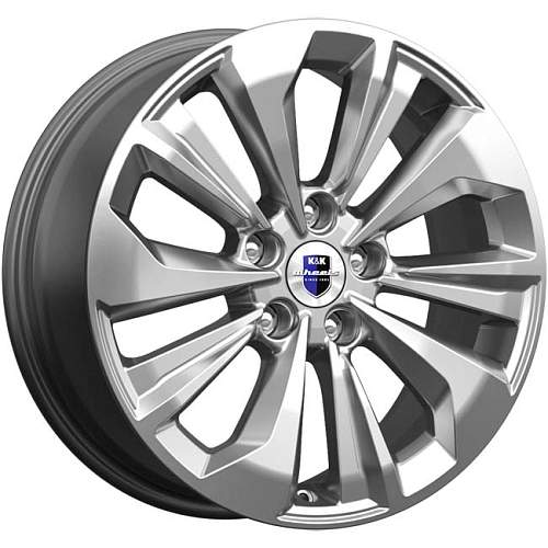 Диск R17 5x114,3 7J ET40 D66,1 К&К Авиор (КС936-06) дарк платинум брайт Диск R17 5x114,3 7J ET40 D66,1 К&К Авиор (КС936-06) дарк платинум брайт